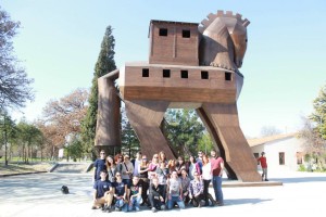 International volunteers in Troy