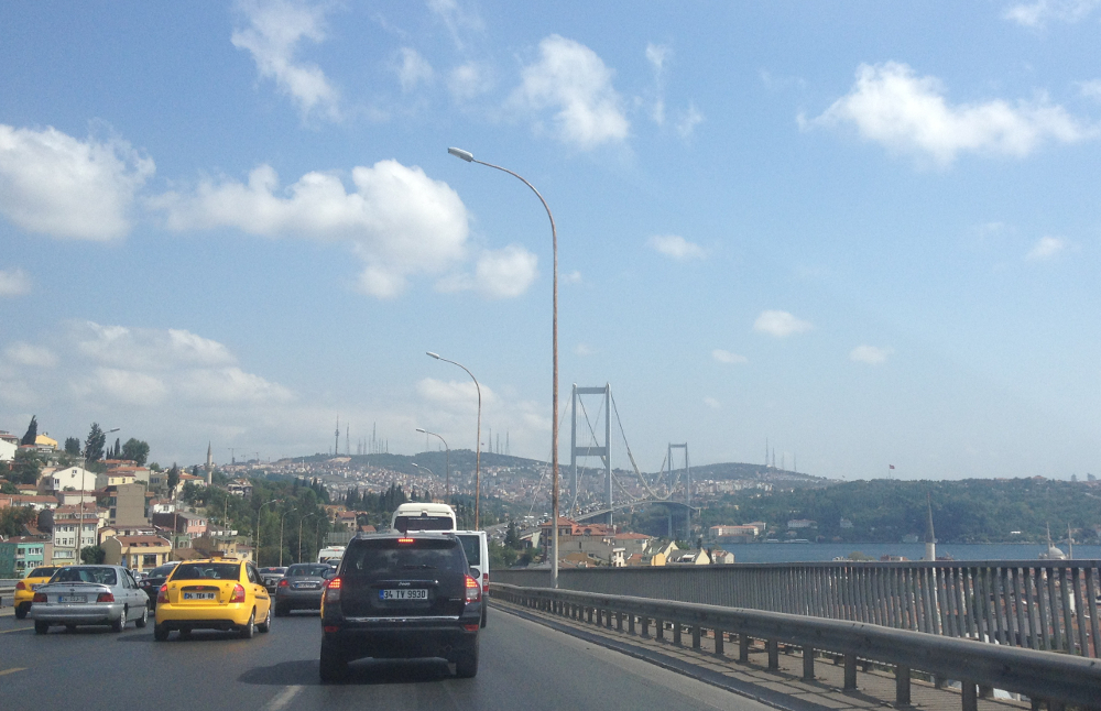 Istanbul Bosporský most Turecko