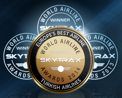 Turkish Airlines: Nejlepší aerolinka v Evropě pro rok 2014