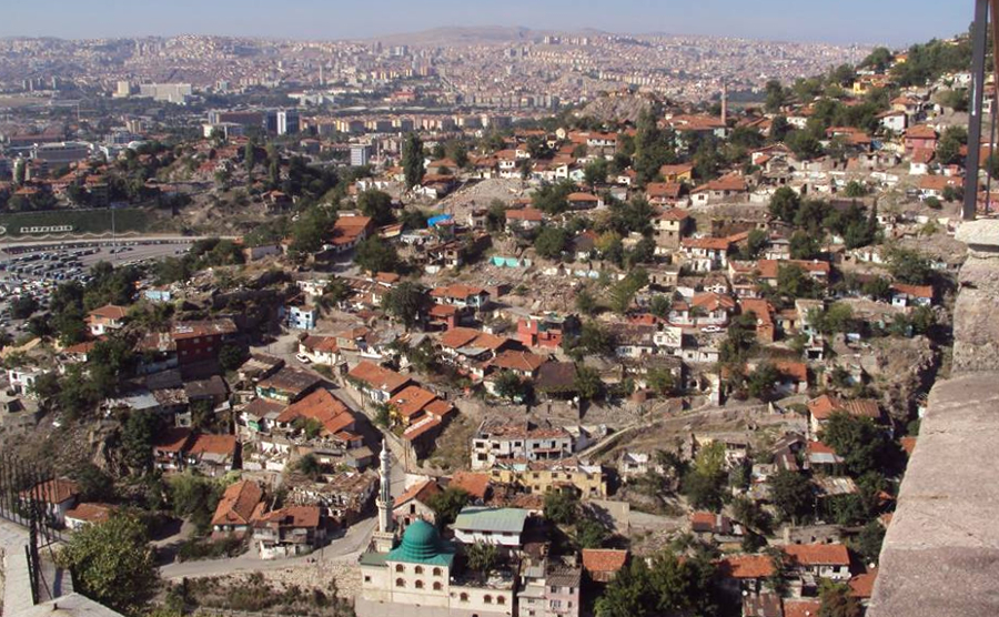 Ankara pohled na město