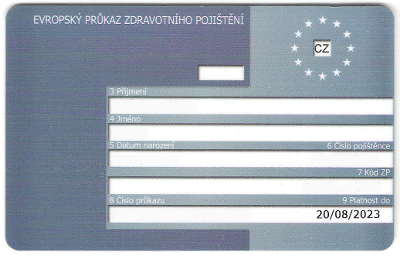 kartička pojištěnce turecko