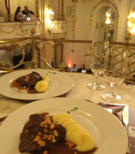 vecere s hudbou mozart jidlo menu