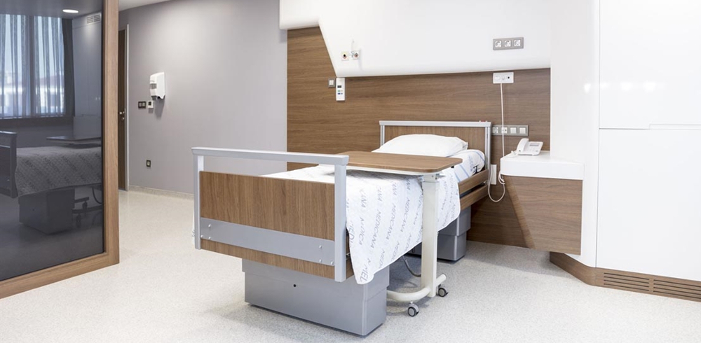 nemocniční pokoj nemocnice Medicana Turecko