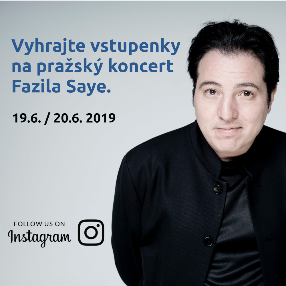 Soutěž o vstupenky na koncert tureckého klavíristy Fazila Saye v Praze