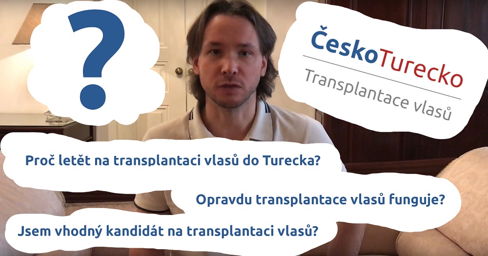 Transplantace vlasů ČeskoTurecko na YouTube: Často kladené otázky