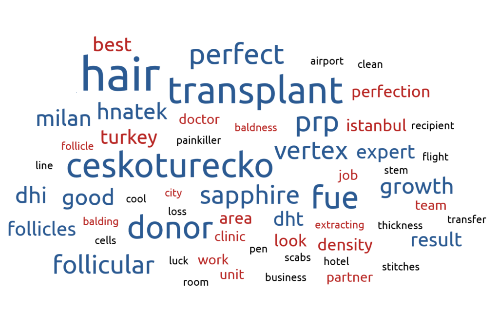 Transplantace vlasů – odborné výrazy a anglická terminologie